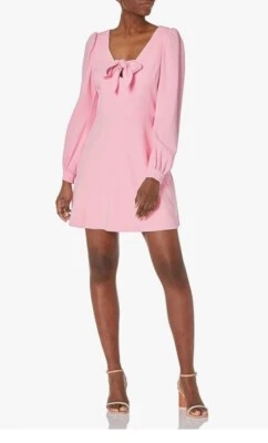 Black Halo NWT Pink Ellen Mini Dress - Size 10 $360 - Image 1 of 4