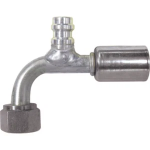 Vintage Air 35532-VUG 8AN 90° Beadlock O-Ring Fitting w 134a Service Port - Bild 1 von 1
