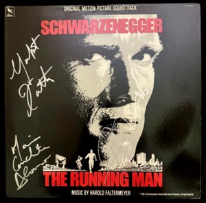 "The Running Man " LD signed by Maria C. Alonzo, Yaphet Kotto, & Paul M. Glaser - Picture 1 of 2