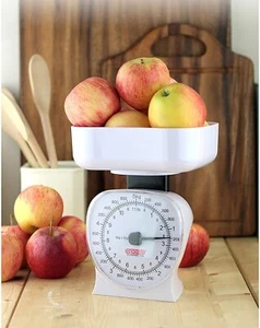 Apollo 5Kg - 11Lb Mechanical White Kitchen Food Cooking Household Weighing Scale - Picture 1 of 4