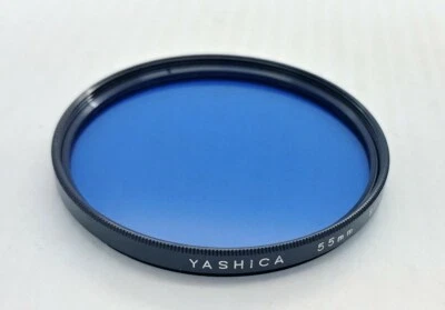 YASHICA 55mm 80B Blue Filter  Made in Japan   - Image 1 of 3
