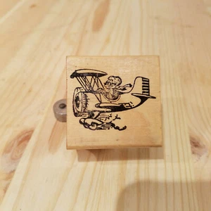 6 Fahrzeug Thema Gummi Tinte Stempel LKW, Flugzeug, Schneemaschine - Swanky Barn - Bild 1 von 12