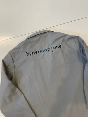 Rare Red Kap Hyperloop One Transportation Train Elon Musk Employee Lab Coat 50 - Image 1 of 4