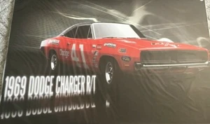 1969 Charger R/T Red/Black Car 24"X36" Poster. - Picture 1 of 1