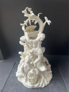 Early 20th century Nymphenburg Porcelain Figurine Cherubs Catching Birds - Picture 1 of 6