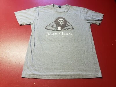 Jitter House Hoquiam, WA. Camiseta Gris XL 100% Algodón Foto 1 de 4