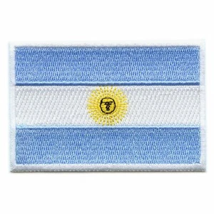 Argentina Country Flag Embroidered Iron On Patch - Picture 1 of 1