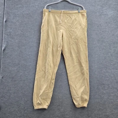 Pantalones de ropa deportiva vintage GAP para hombre XS sudaderas amarillas cordón de gran tamaño LEER Foto 1 de 4