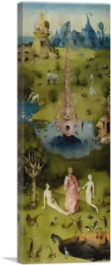 Garden of Earthly Delights - Heaven Panel Canvas Art Print by Hieronymus Bosch - Picture 1 of 11