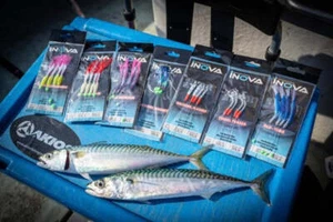 Paquete de plumas de pesca de caballa Inova oferta 10 + 1 gratis - Imagen 1 de 1