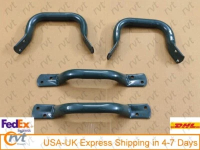 Juego de manijas laterales y de esquina para carrocería Jeep Willys CJ2A CJ3A CJ3B CJ5 M38 M38A1 Foto 1 de 3