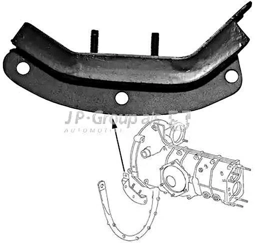 Montaje del motor de la caja de cambios trasera derecha JP para Porsche 356 Cabrio Coupé 51920096 Foto 1 de 1