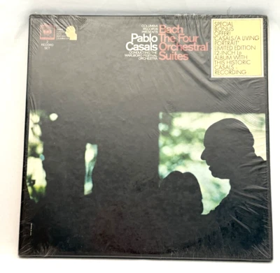 NEW SEALED Bach The Four Orchestral Suites Pablo Casals 2 LP Box Set + Bonus LP - Image 1 of 4