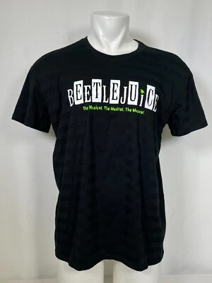Camiseta negra para hombre Beetlejuice The Musical Broadway XL Foto 1 de 4