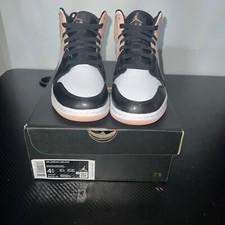 Jordan Air 1 Mid GS White/Black/Crimson Tint for Sale