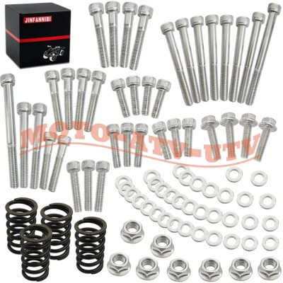 84pcs Clutch Spring & Engine Bolt Screw Kit Set for Honda CR85R CR85RB 2003-2007 Foto 1 de 4