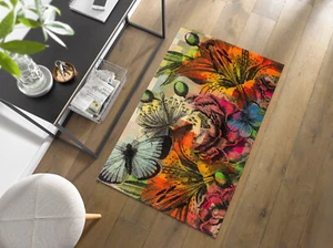 Ab Lager wash+dry Teppich  Magic Garden ca.70x120cm Kleen Tex randlos pabuku - Bild 1 von 2