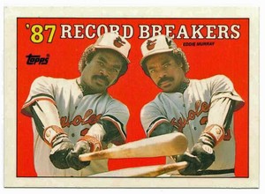 EDDIE MURRAY 1988 Topps Tiffany '87 Record Breakers #4 Orioles LIM-ED HOF!