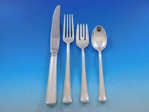 Compton Thread by Blackinton Towle Sterling Silver Flatware Set Service 34 pcs - Picture 1 of 6