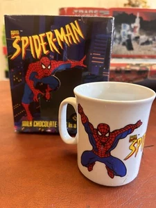Vintage marvel Spider-Man Easter Egg box and mug - Picture 1 of 4