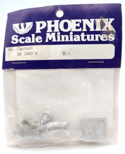 Phoenix Scale Miniatures ROYAL NAVY CAPTAIN W4 1940s Britain WWII Unpainted - Picture 1 of 6
