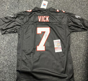 Michael Vick Atlanta Falcons autographed jersey JSA Coa Mitchell & Ness Replica!