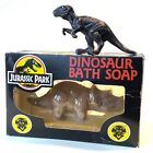 Lot of 2 Vintage 1992 Pre-Release Jurassic Park Items - Bath Soap / Raptor Toy