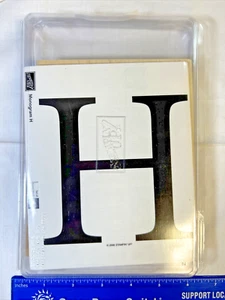 Stampin Up Monogramm H Holz Stempelset 1-2006-Hintergrund-Karte-Basteln-X groß-Neu - Bild 1 von 2