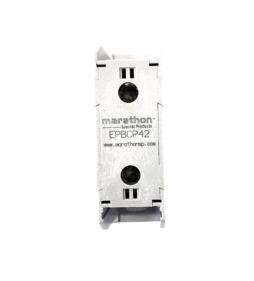 New Marathon EPBCP42 Power Distribution Block Din Rail Mount 200A 600V 1 Pole - Image 1 of 4