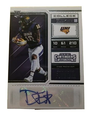 2018 Contenders Draft Daurice Fountain RC College Ticket Auto Chicago Bears - Image 1 of 4
