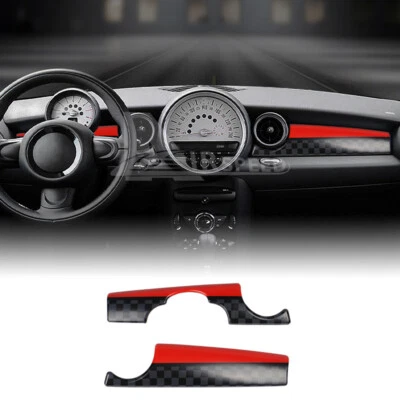 Cubierta decorativa para panel de instrumentos para Mini Cooper R55 R56 R57 2009-2013 JCW Foto 1 de 4