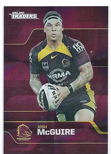 2013 NRL Traders Parallel PS7 Josh McGUIRE Brisbane Broncos - Picture 1 of 1