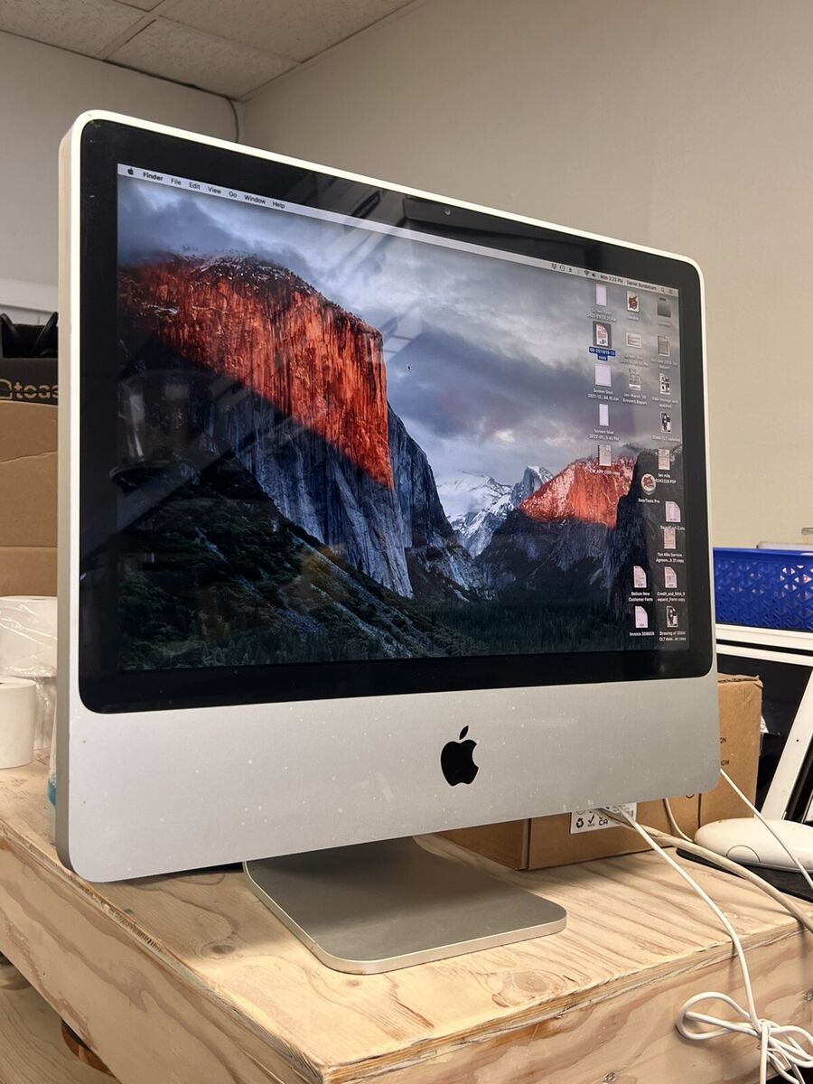 Apple iMac Mac OS X 10.11, El Capitan Intel Core 2 Duo Apple Apple iMac Mac OS X 10.11, El Capitan Intel Core 2 Duo Apple