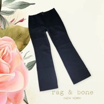 Pantalón para mujer Rag & Bone Hina Denim Crop Kick Flare Indigo 6 Foto 1 de 4