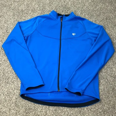 Chaqueta de ciclismo Pearl iZumi para mujer grande azul seleccionar cremallera completa rendimiento ciclismo Foto 1 de 4