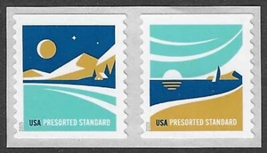 USA Sc. 5958-9, 5959a (presort std.) American Vistas 2025 MNH pair & singles* - Picture 1 of 2