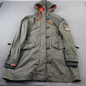 Superdry Mens Jacket Large Khaki Military Utility Ultimate Service Parka Lite - Imagen 1 de 12