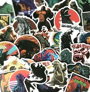 100 Stck. Godzilla vs King Kong Laptop PS4 XBOX Aufkleber Scifi Film Aufkleber Pack - Bild 1 von 11