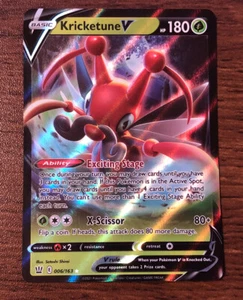 Pokemon Kampfstile Kricketune V 6/163 NM/M Full Art Ultra Rare Holo - Bild 1 von 2