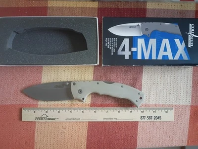 Cuchillo Cold Steel 4MAX EE. UU. Punto de Caída Carpeta de Bloqueo Tri-Ad Mango G10 Foto 1 de 4