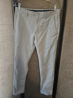 Apt. Pantalones informales 9 Performance beige para hombre mezcla de algodón 32/30 ajustados Foto 1 de 4