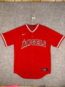 Nike Anthony Rendon Anaheim Angels Jersey Mens Size Small Baseball STAIN 21x29 - Picture 1 of 16