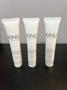 Kinu Body Lotion & Conditioner Bundle Sweet Fig & Olive 1.5 Fl Oz Lot Of 3 Relax - Picture 1 of 5