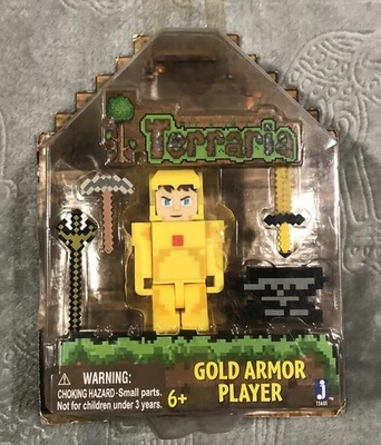 Jazzwares Terraria Gold Armor Player Figure New Sealed In Damaged Box - Image 1 of 4