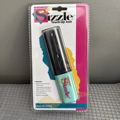 Windmere Sizzle Touch-Up Battery Op Mini Travel Curling Iron Vintage Sealed! - Image 1 of 4