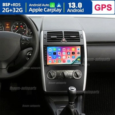 2+32GB Für Mercedes-Benz A/B Klasse W169 W245 9" Autoradio Android 14.0 GPS Navi - Bild 1 von 4