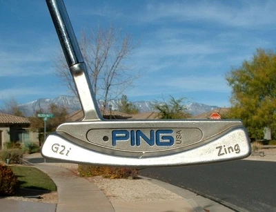 NICE Ping G2i Zing Putter 35" inch Right Hand Blue Insert NICE WINN DriTac Grip - Image 1 of 4