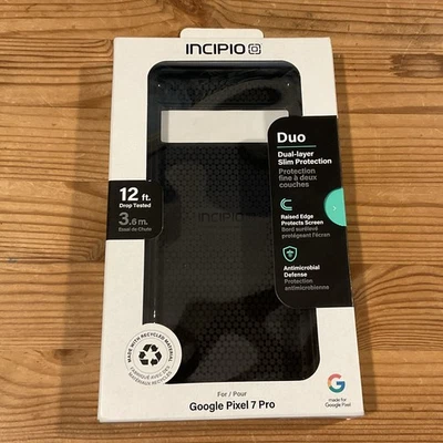 Funda rígida Incipio Duo Series para teléfono inteligente Google Pixel 7 Pro - negra Foto 1 de 4