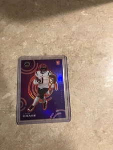 2021 Panini Chronicles - Dynagon Rookies Ja'Marr Chase #D-9 Purple Prizm /199 RC - Picture 1 of 2