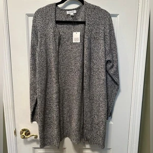 Calvin Klein Marled Full Zip Sweater - Picture 1 of 6